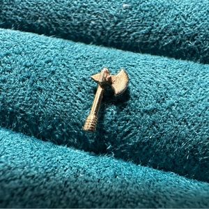 14k Yellow Gold Axe by Mushroom Body Jewelry M.US.HROOM